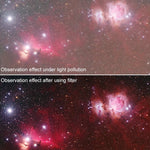 Datyson 5P9973 Telescope UHC Blocking Urban Light Pollution 1.25 inch Light Pollution Blocking Filter, Blocking Filter