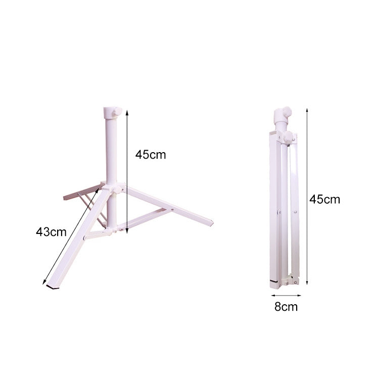 Outdoor Portable Fishing Umbrella Fixed Tripod Cross Folding Base, 45x8cm, 45x8cm