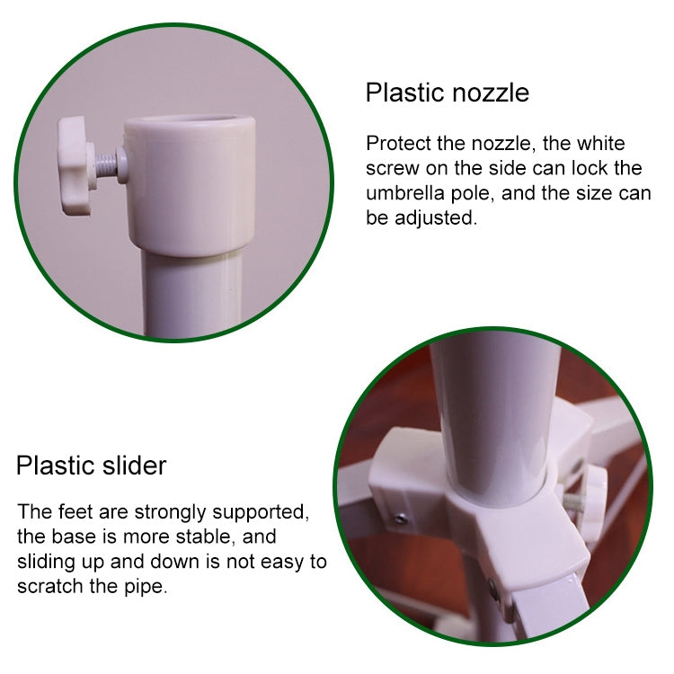 Outdoor Portable Fishing Umbrella Fixed Tripod Cross Folding Base, 45x8cm, 45x8cm