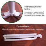 Outdoor Portable Fishing Umbrella Fixed Tripod Cross Folding Base, 45x8cm, 45x8cm