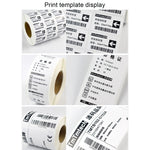 Etikettenpapier für Drucker, Größe: 30 x 50 mm (5000 Etiketten), 30 x 50 mm