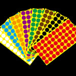1000 PCS Round Shape Self-adhesive Colorful Mark Sticker Mark Label