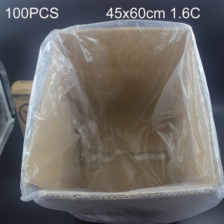 100 PCS 1.6C Dust-proof Moisture-proof Plastic PE Packaging Bag, Size: 45cm x 60cm, 45cm x 60cm