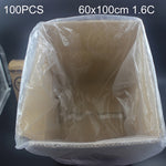 100 PCS 1.6C Dust-proof Moisture-proof Plastic PE Packaging Bag, Size: 60cm x 100cm, 60cm x 100cm