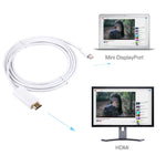 كابل محول Mini DisplayPort ذكر إلى HDMI ذكر بطول 1.8 متر