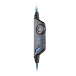 KOTION EACH G9000 3.5mm Game Gaming Headphone Headset Earphone Headband with Microphone LED Light for Laptop / Tablet / Mobile Phones,Cable Length: About 2.2m, G9000