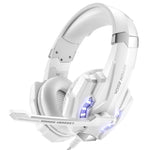 KOTION EACH G9000 3.5mm Game Gaming Headphone Headset Earphone Headband with Microphone LED Light for Laptop / Tablet / Mobile Phones,Cable Length: About 2.2m, G9000
