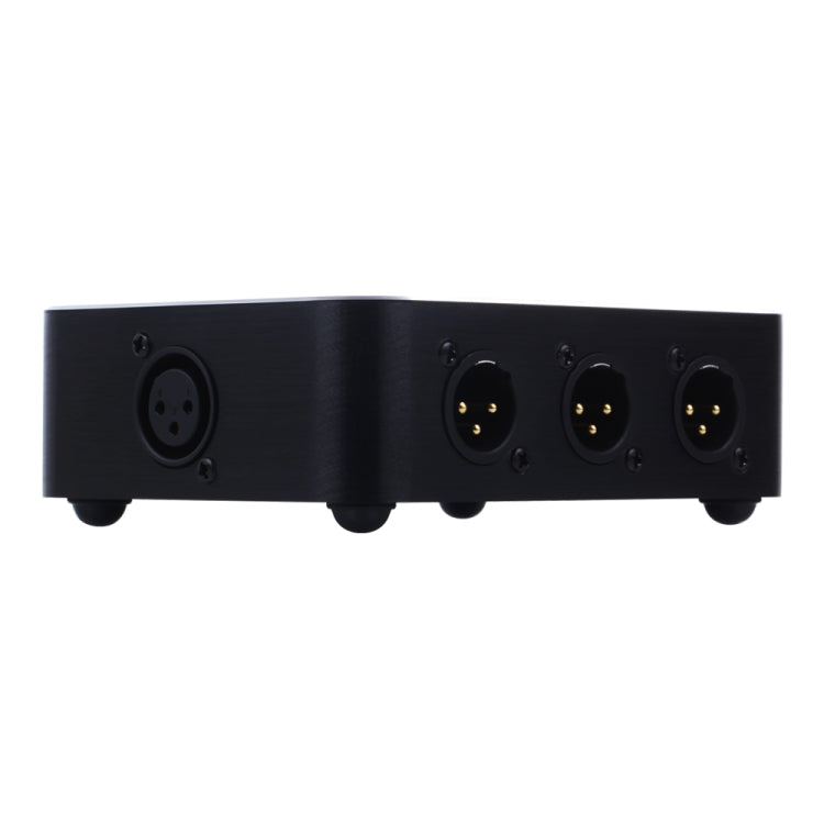 B866 1 XLR Split Horizontal Parallel Distributor, 1 Input and 6 Output