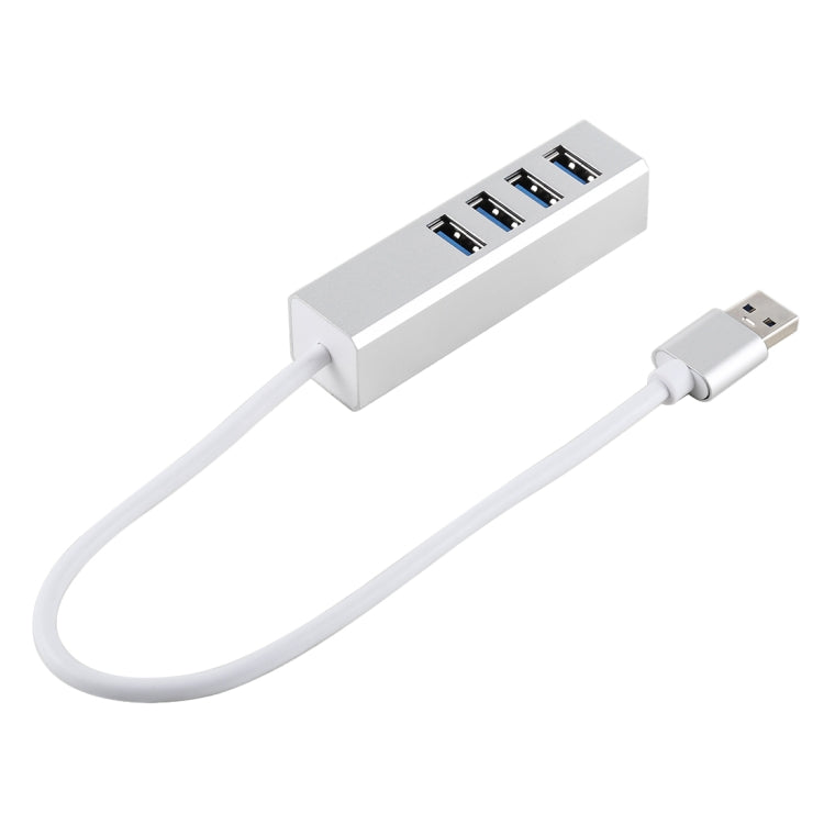 موزع USB 3.0 فائق السرعة 5 جيجابت/ثانية ذاتي / طاقة ناقل مع 4 منافذ، USB