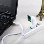 موزع USB 3.0 فائق السرعة 5 جيجابت/ثانية ذاتي / طاقة ناقل مع 4 منافذ، USB