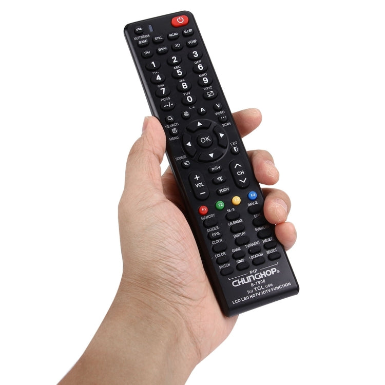 CHUNGHOP E-T908 Universal Remote Controller for TCL LED TV / LCD TV / HDTV / 3DTV, for TCL TV