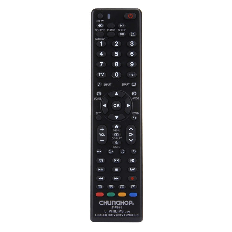 جهاز تحكم عن بعد عالمي CHUNGHOP E-P914 لتلفزيونات PHILIPS LED LCD HDTV 3DTV، لتلفزيون PHILIPS