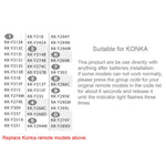 جهاز تحكم عن بعد عالمي CHUNGHOP E-K906 لتلفزيون KONKA LED / LCD / HDTV / 3DTV، لتلفزيون KONKA