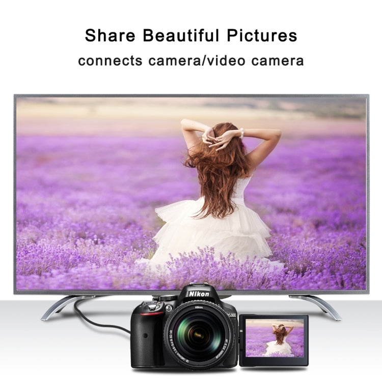كابل محول HDMI 4K ذكر إلى Micro HDMI بزاوية إيجابية، 30 سم، موصل مطلي بالذهب، 30 سم زاوية إيجابية