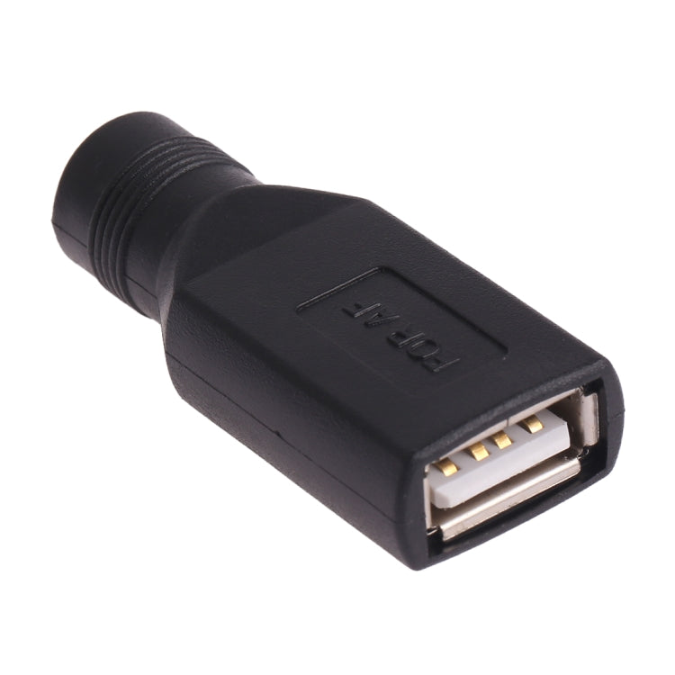 محول موصل USB أنثى إلى قابس أنثى 5.5 × 2.1 مم، USB أنثى إلى 5.5 × 2.1 مم
