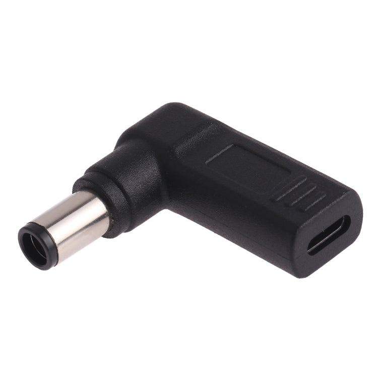محول كوع موصل USB-C / Type-C أنثى إلى قابس ذكر 7.4 × 5.0 مم لأجهزة Dell المحمولة، كوع 7.4 × 5.0 مم (Dell)