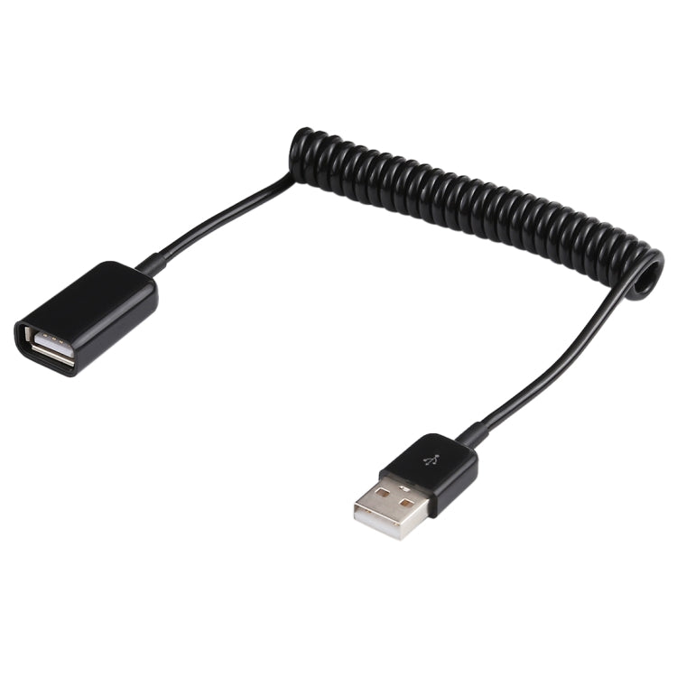 كابل نابض USB-A ذكر إلى USB-A أنثى بطول 1 متر، AM إلى AF، الطول: 1.0م