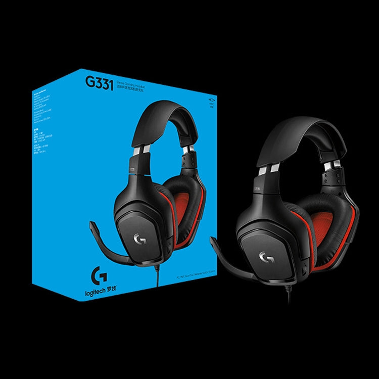 Logitech G331 Dolby 7.1 Surround Sound Stereo Folding Noise Reduction Competition Gaming Headset, G331