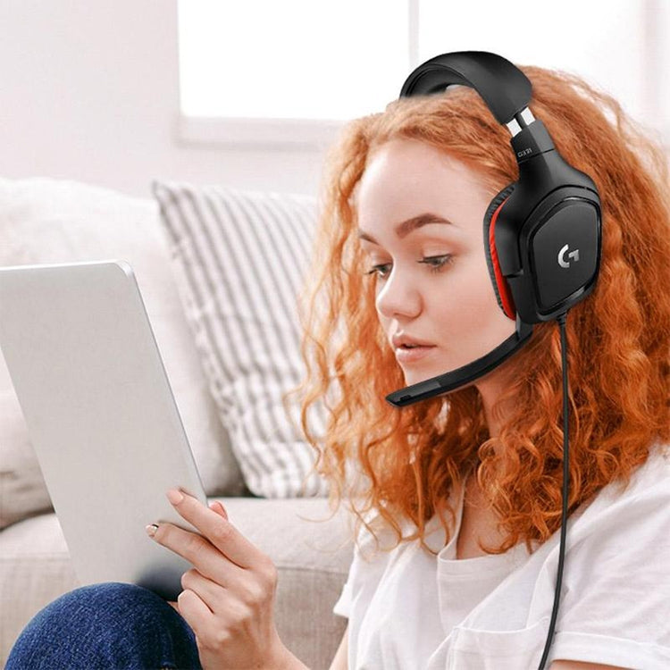 Logitech G331 Dolby 7.1 Surround Sound Stereo Folding Noise Reduction Competition Gaming Headset, G331