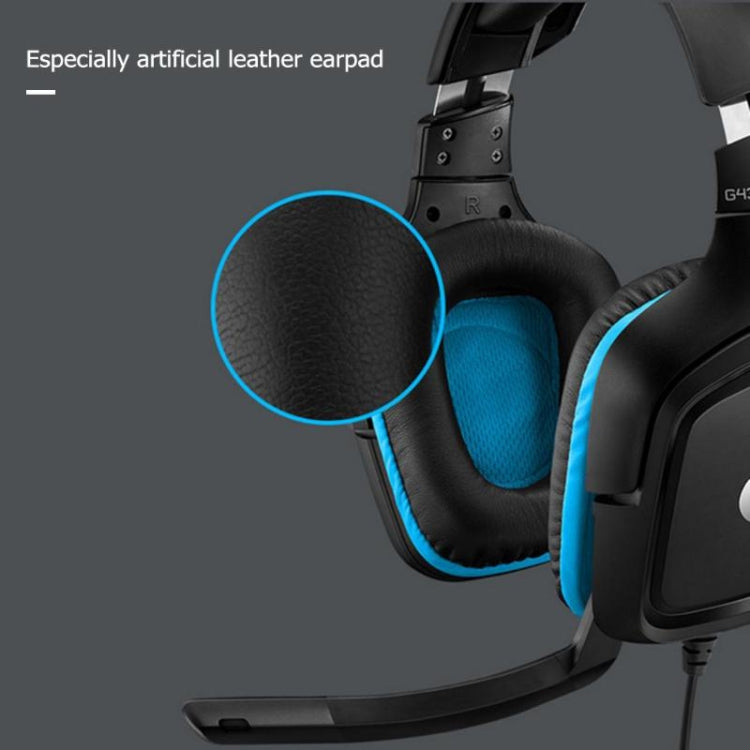 Logitech G431 Dolby 7.1 Surround Sound Stereo Folding Noise Reduction Competition Gaming Headset, G431