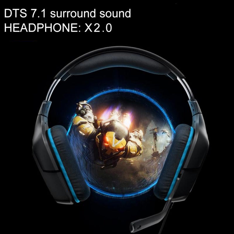 Logitech G431 Dolby 7.1 Surround Sound Stereo Folding Noise Reduction Competition Gaming Headset, G431