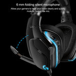 Logitech G633S Dolby 7.1 Surround Sound Stereo Colorful Lighting Noise Reduction Competition Gaming Wired Headset, G633S