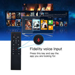 MT12 2.4G Air Mouse Remote Control with Fidelity Voice Input & IR Learning for PC & Android TV Box & Laptop & Projector, Without 6-axis Gyroscope