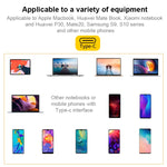 محول V125 UCB-C / Type-C ذكر إلى PD + HDMI + USB 3.0 أنثى 3 في 1، 3 في 1