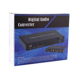 محول فك ترميز صوتي رقمي 2 قناة مع Toslink بصري SPDIF محوري للمسرح المنزلي / PS4 / PS3 / XBOX360، يدعم التحكم في الصوت، AC-3، DTS