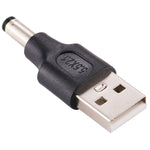 10 PCS 5.5 x 2.1mm Male to USB 2.0 Male DC Power Plug Connector, 5.5 x 2.1mm
