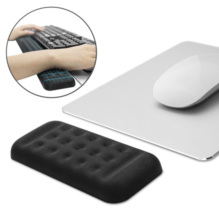 Mechanical Keyboard Wrist Rest Memory Foam Mouse Pad, Size : Single Hand (Black), Size : Single Hand