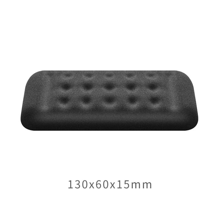 Mechanical Keyboard Wrist Rest Memory Foam Mouse Pad, Size : Single Hand (Black), Size : Single Hand