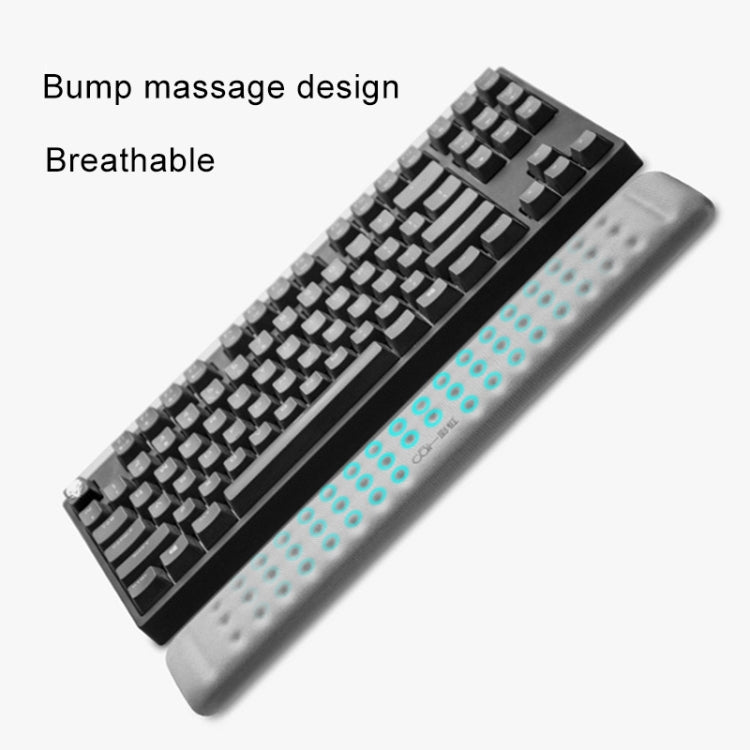Mechanical Keyboard Wrist Rest Memory Foam Mouse Pad, Size : Single Hand (Black), Size : Single Hand