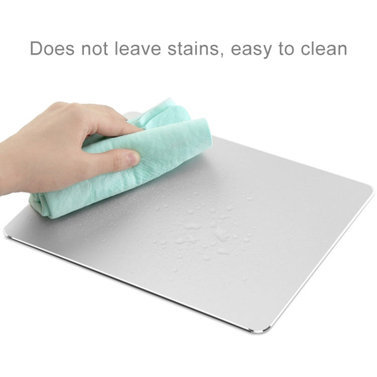Aluminum Alloy Double-sided Non-slip Mat Desk Mouse Pad, Size : S, Size : S