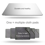 Aluminum Alloy Double-sided Non-slip Mat Desk Mouse Pad, Size : S, Size : S