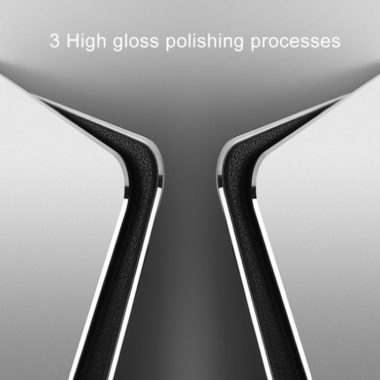 Circle Shape Aluminum Alloy Double-sided Non-slip Mat Desk Mouse Pad, Circle Shape