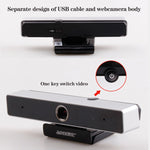 كاميرا ويب aoni C90 بدقة 1080p HD ذكية للأعمال مع ميكروفون، C90