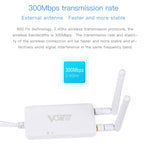جسر لاسلكي صغير VONETS VAP11S 2.4G مكرر واي فاي 300Mbps مع هوائيين، VAP11S