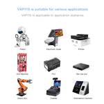 جسر لاسلكي صغير VONETS VAP11S 2.4G مكرر واي فاي 300Mbps مع هوائيين، VAP11S