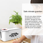 ORICO CMB-18 Separating Design ABS Electrical Socket Storage Box Power Cable Manager Case with Phone / Tablet Holder for Desk, Living Room, Office, Bedroom, CMB-18