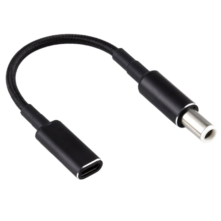 كابل محول PD 100W 18.5-20V 7.4 × 0.6 مم إلى USB-C / Type-C مضفر من النايلون لديل، 7.4 × 0.6 مم