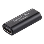 محول من أنثى Type-C / USB-C إلى أنثى Type-C / USB-C من سبائك الألمنيوم، أنثى Type-C إلى أنثى Type-C
