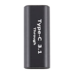 محول من أنثى Type-C / USB-C إلى أنثى Type-C / USB-C من سبائك الألمنيوم، أنثى Type-C إلى أنثى Type-C