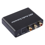 192KHz ARC Audio Extractor HDMI ARC to SPDIF + Coaxial + L/R Converter Audio Return Channel Adapter, 192KHz ARC