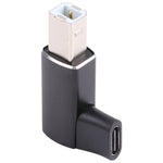 محول USB-C / نوع C أنثى إلى USB 2.0 B MIDI ذكر للأجهزة الإلكترونية / الطابعة / الماسح الضوئي / البيانو