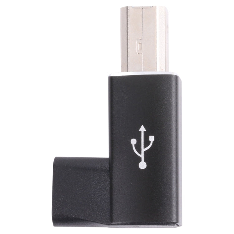 محول USB-C / نوع C أنثى إلى USB 2.0 B MIDI ذكر للأجهزة الإلكترونية / الطابعة / الماسح الضوئي / البيانو