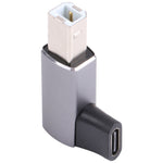 محول USB-C / نوع C أنثى إلى USB 2.0 B MIDI ذكر للأجهزة الإلكترونية / الطابعة / الماسح الضوئي / البيانو