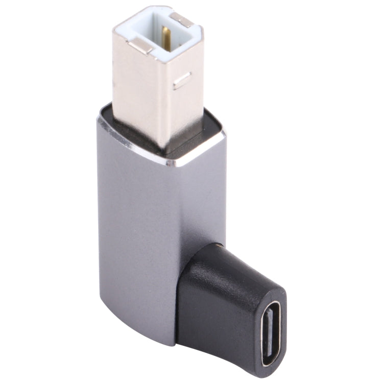 محول USB-C / نوع C أنثى إلى USB 2.0 B MIDI ذكر للأجهزة الإلكترونية / الطابعة / الماسح الضوئي / البيانو
