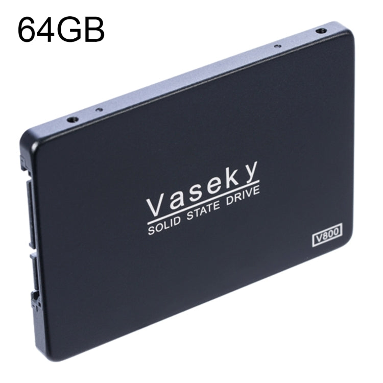 Vaseky V800 64GB 2.5 inch SATA3 6GB/s Ultra-Slim 7mm Solid State Drive SSD Hard Disk Drive for Desktop, Notebook, 64GB