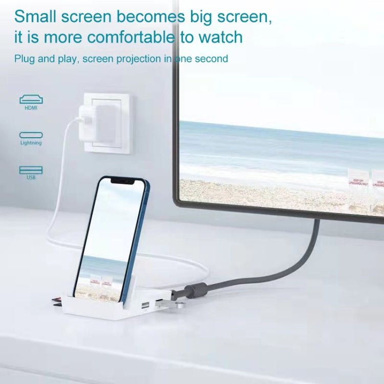 THT-020-1 Multi-functional HD Display Screen Converter with Charging Base, THT-020-1 Charging Base